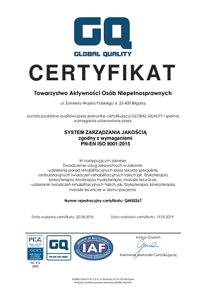miniatura certyfikatu